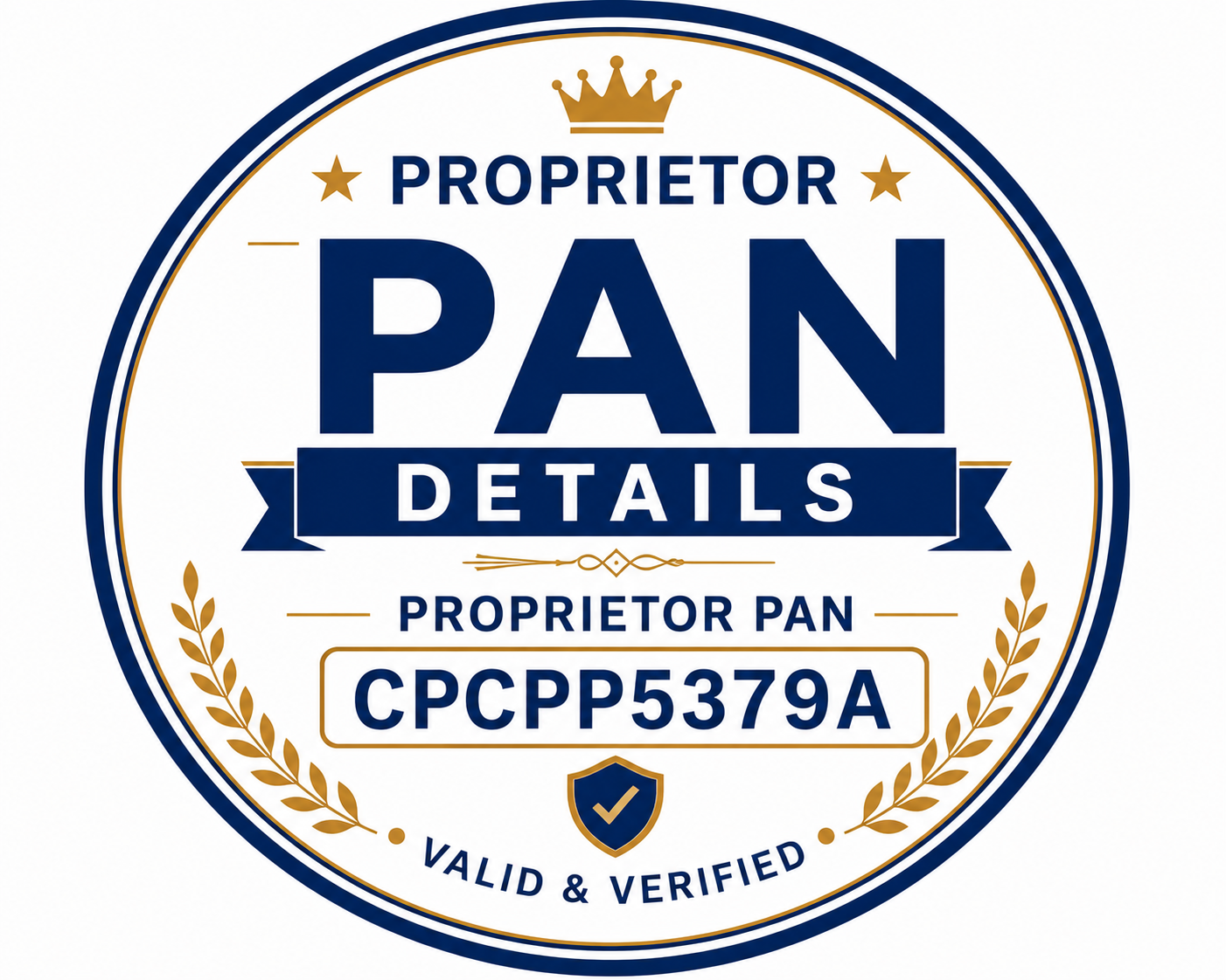 Proprietor PAN